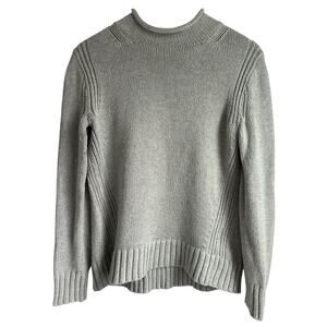 Vintage J.Crew Always Women’s Size Small Cotton Grey 1988 Rollneck Sweater